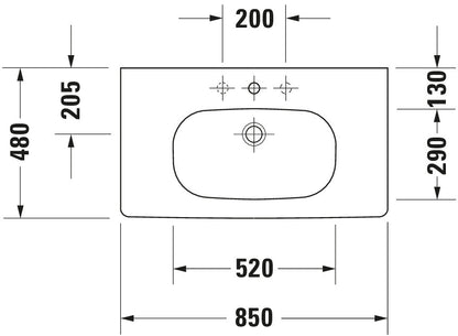 Duravit D-Code Washbasin