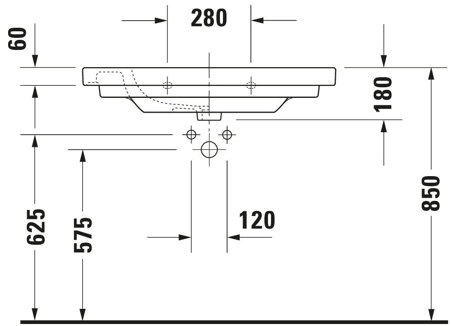 Duravit D-Code Washbasin
