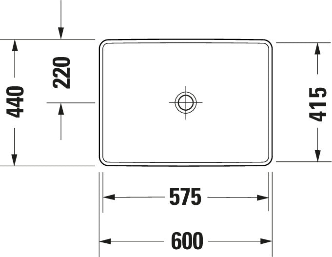 Duravit D-Neo Built-in basin