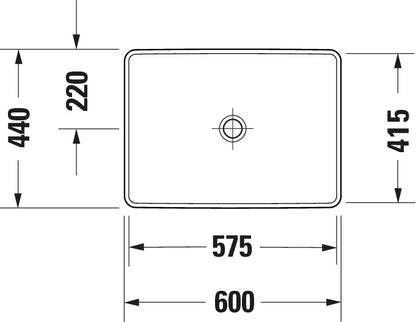 Duravit D-Neo Built-in basin
