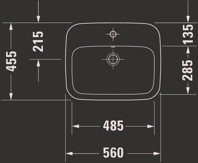 Duravit DuraStyle Built-in basin