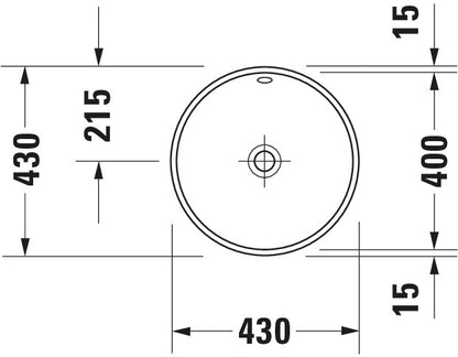 Duravit Architec Built-in basin