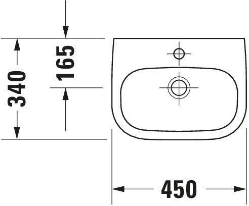 Duravit D-Code Hand basin