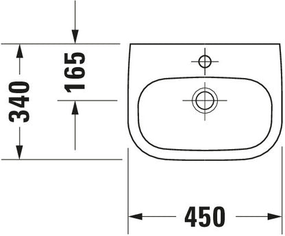 Duravit D-Code Hand basin