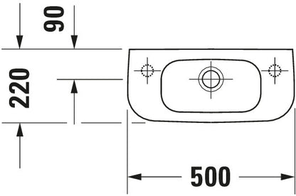 Duravit D-Code Hand basin