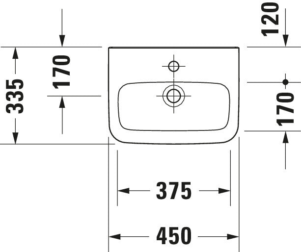 Duravit DuraStyle Hand basin