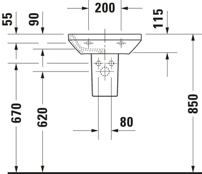 Duravit DuraStyle Hand basin