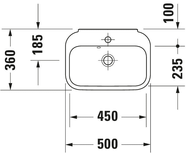 Duravit Happy D.2 Hand basin