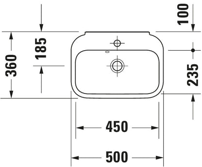 Duravit Happy D.2 Hand basin