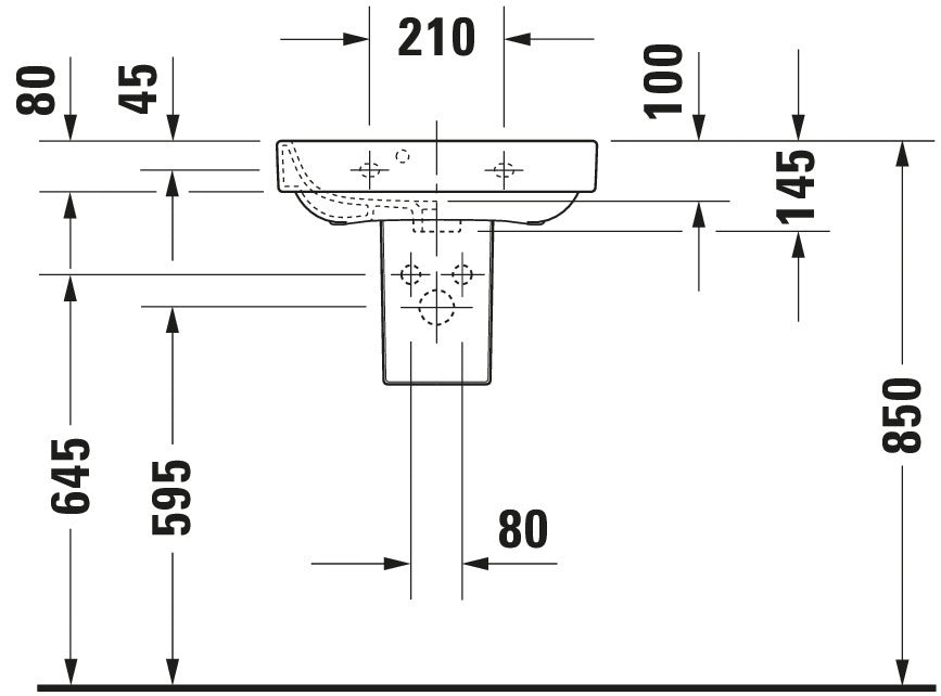 Duravit Happy D.2 Hand basin