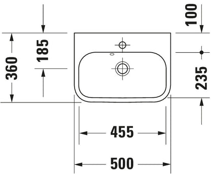 Duravit Happy D.2 Hand basin
