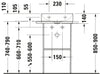 Duravit DuraSquare Metal console