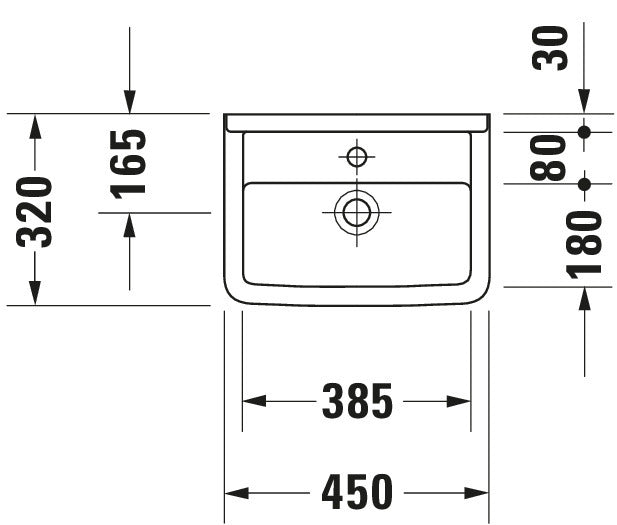 Duravit Starck 3 Hand basin