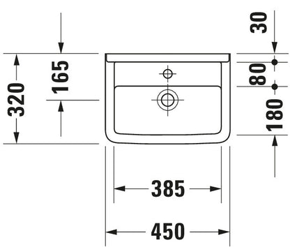 Duravit Starck 3 Hand basin
