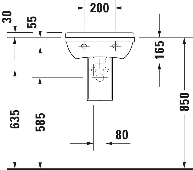 Duravit Starck 3 Hand basin