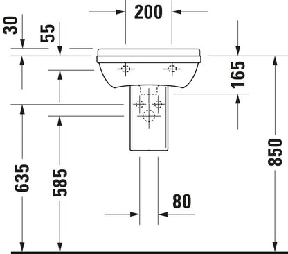 Duravit Starck 3 Hand basin