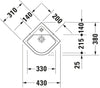 Duravit Starck 3 Corner Basin