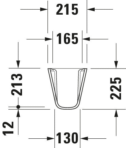 Duravit D-Code Siphon cover