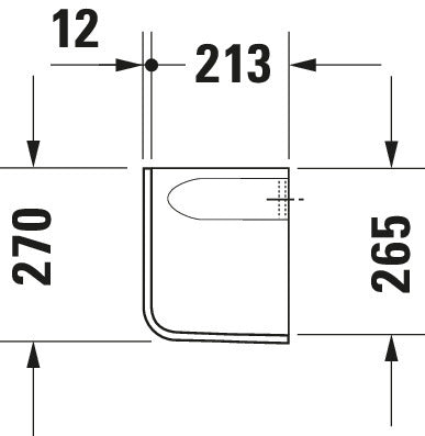 Duravit D-Code Siphon cover