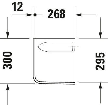 Duravit D-Code Siphon cover