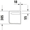 Duravit D-Code Siphon cover