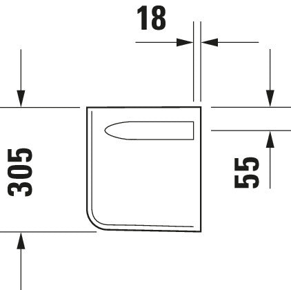 Duravit D-Code Siphon cover