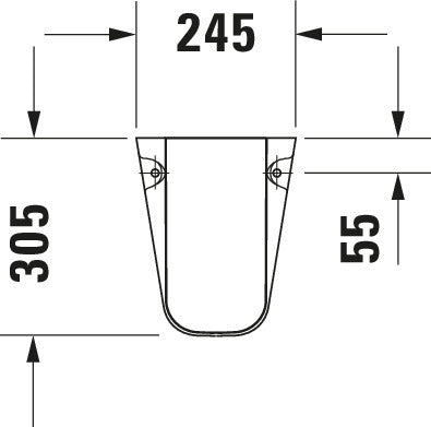 Duravit D-Code Siphon cover