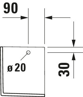 Duravit Happy D.2 Siphon cover