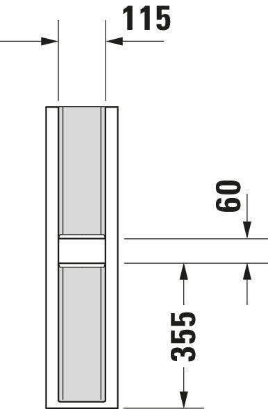 Duravit ME by Starck Pedestal