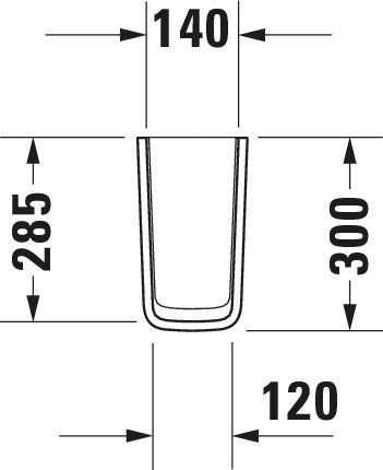 Duravit ME by Starck Siphon cover