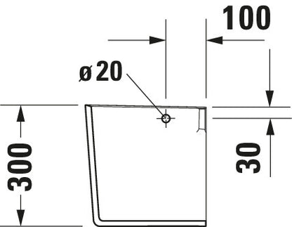 Duravit ME by Starck Siphon cover