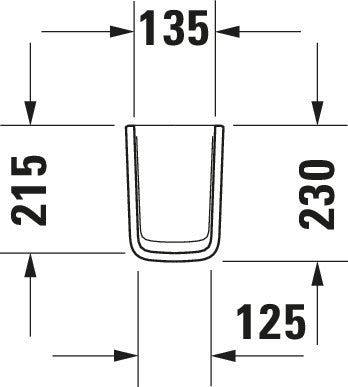 Duravit ME by Starck Siphon cover