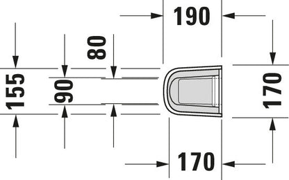 Duravit D-Code Pedestal