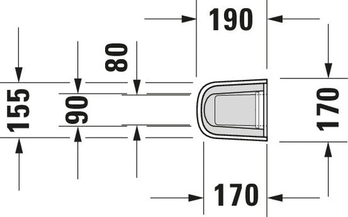 Duravit D-Code Pedestal