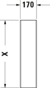 Duravit D-Code Pedestal
