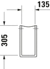 Duravit Starck 3 Siphon cover