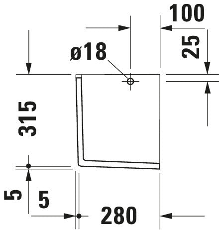 Duravit Starck 3 Siphon cover