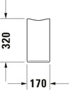 Duravit Starck 3 Siphon cover
