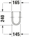 Duravit Starck 3 Siphon cover