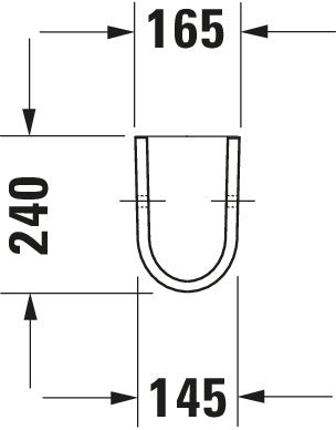 Duravit Starck 3 Siphon cover