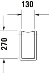 Duravit Starck 3 Siphon cover
