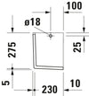 Duravit Starck 3 Siphon cover