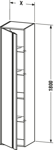 Duravit Ketho Tall cabinet