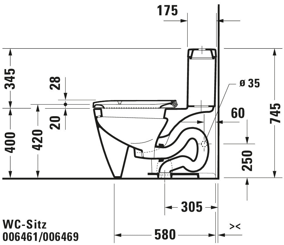 Duravit Happy D.2 Toilet seat