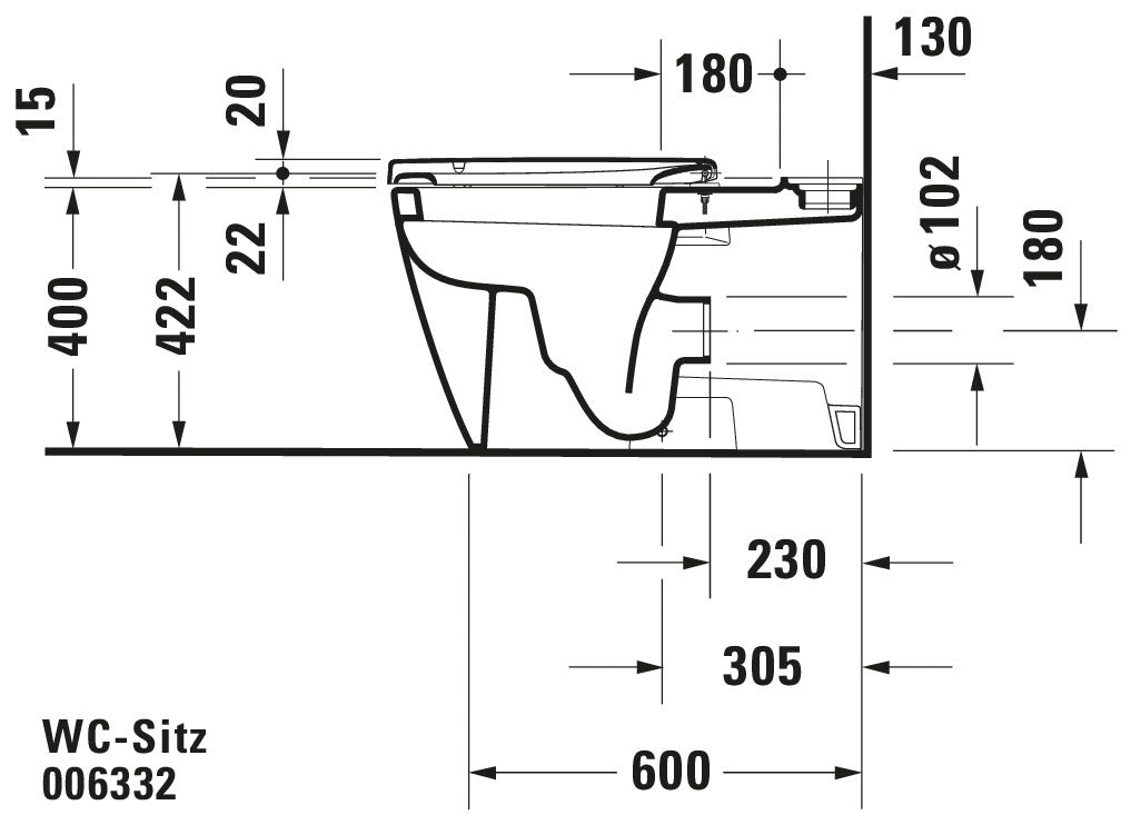 Duravit Universal Toilet seat
