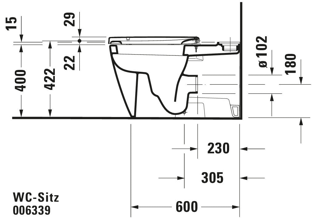 Duravit Universal Toilet seat