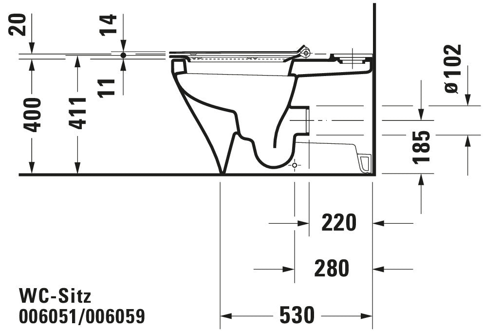Duravit DuraStyle Toilet seat