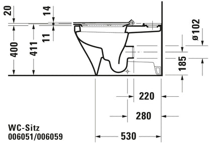 Duravit DuraStyle Toilet seat