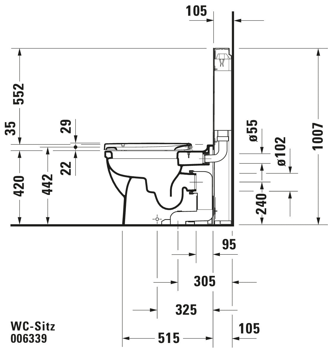 Duravit Universal Toilet seat