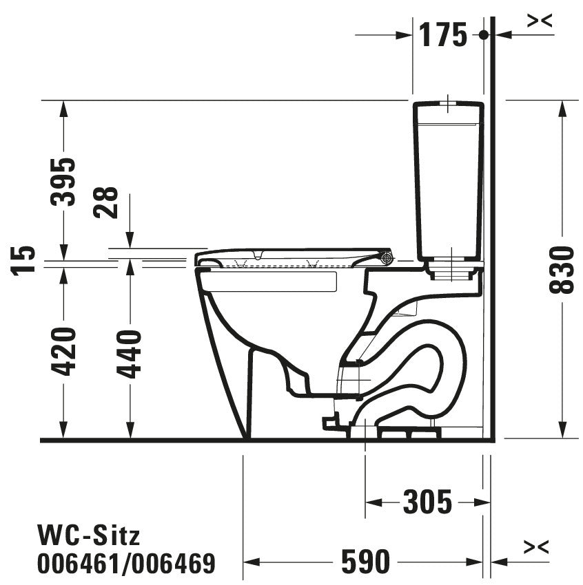 Duravit Happy D.2 Toilet seat